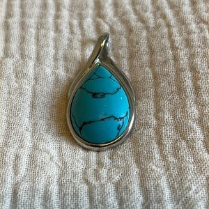 Lia Sophia “Mojave” Turquoise Pendant